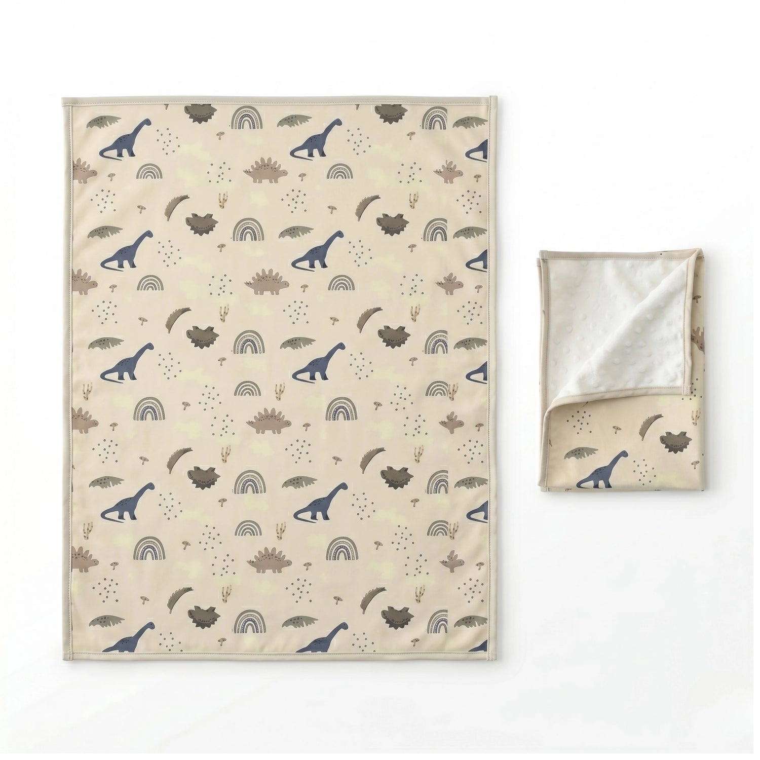 Baby Changing Pad – Dino Beige