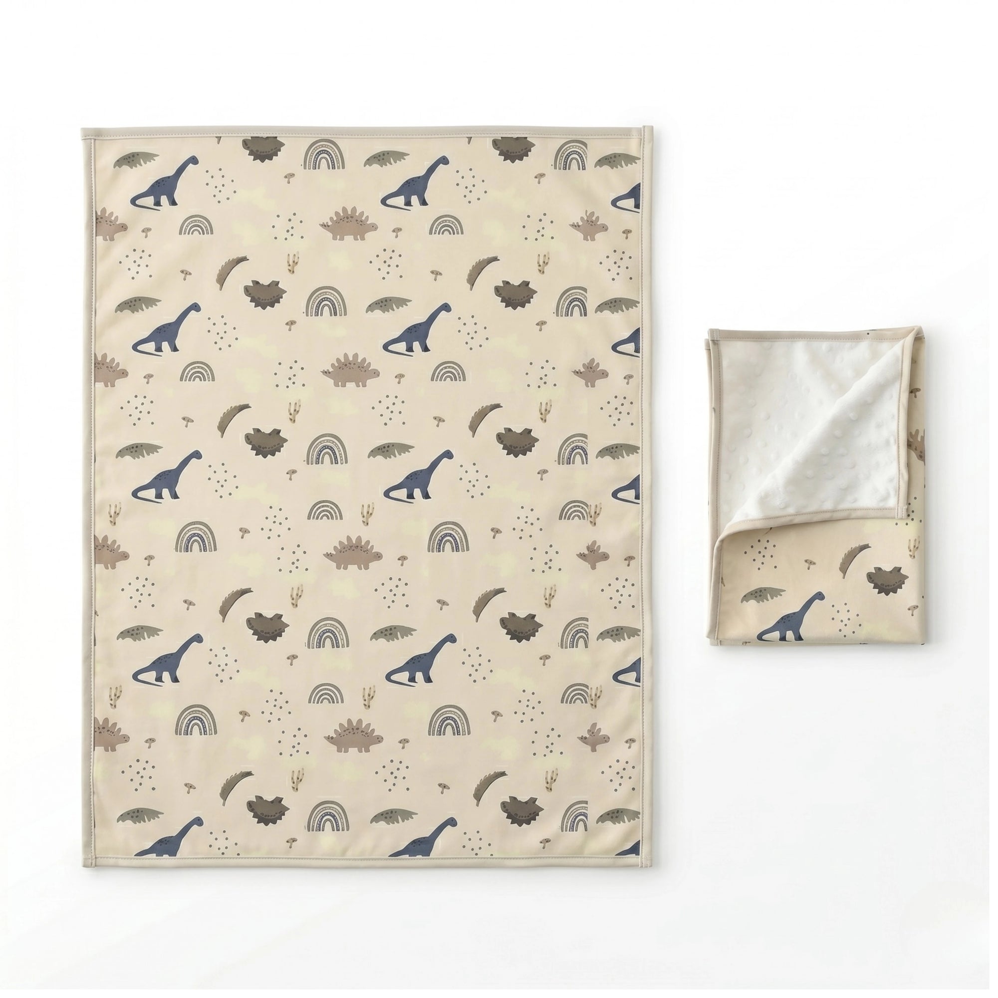 Baby Changing Pad – Dino Beige