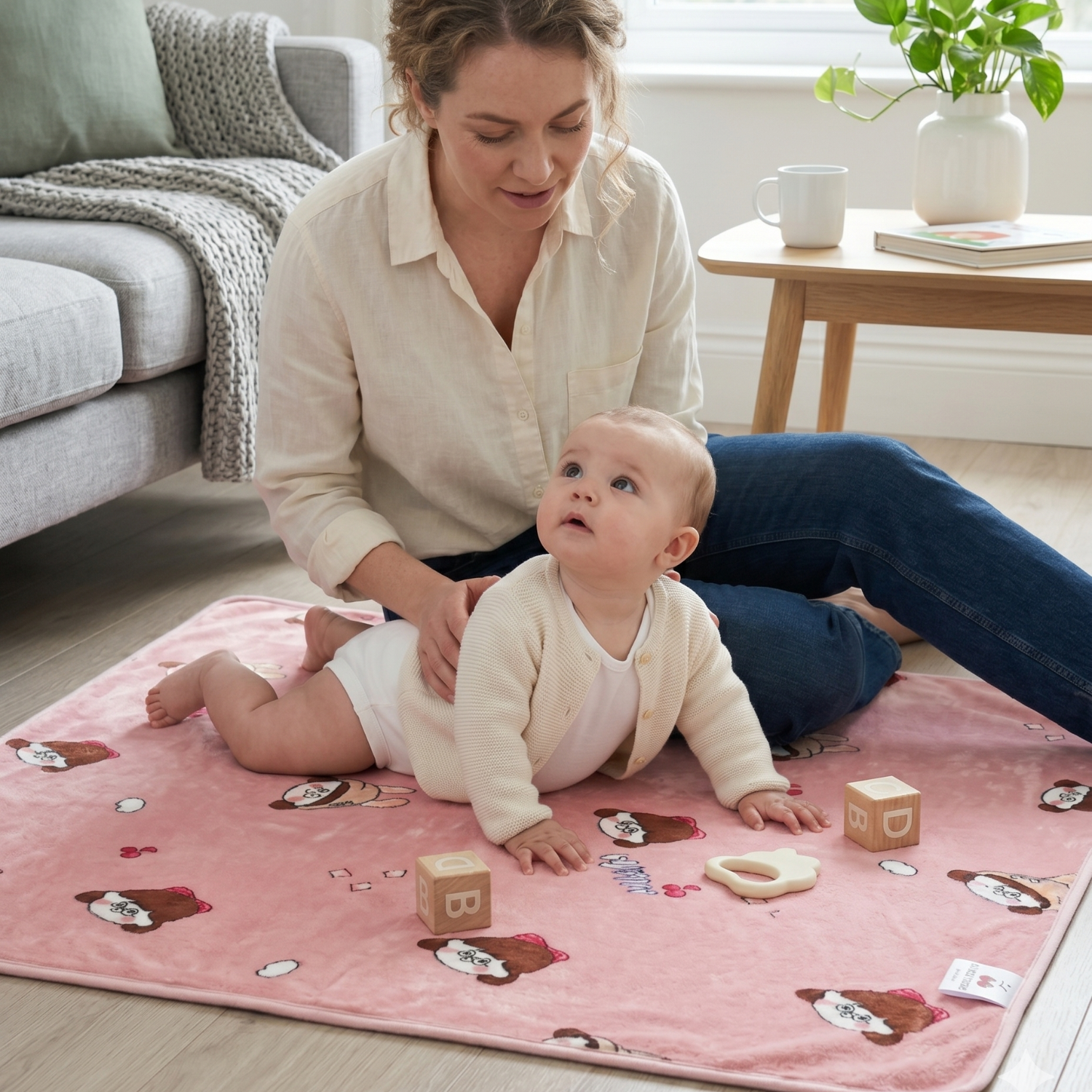 Baby Changing Pad - Cotton Candy Pink