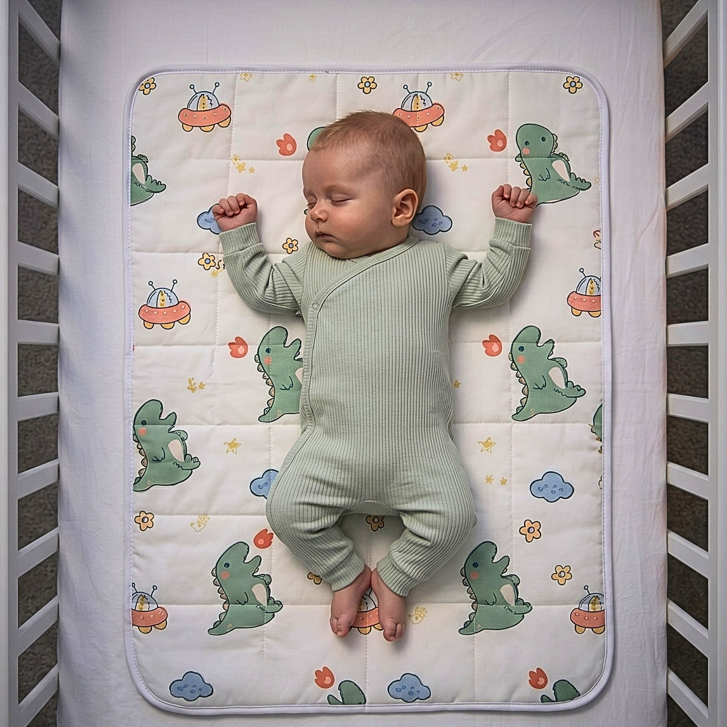 Baby Changing Pad - Cosmic Dino